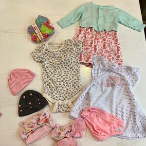 Baby girl outfits - clothing lot
